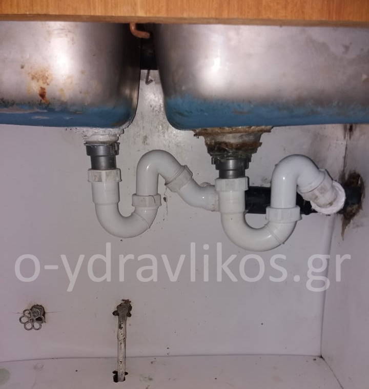 αλλαγή σιφώνι νεροχύτη

