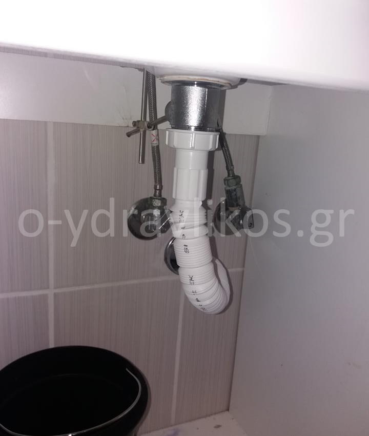υδραυλικός μαρούσι σιφώνι νιπτήρα