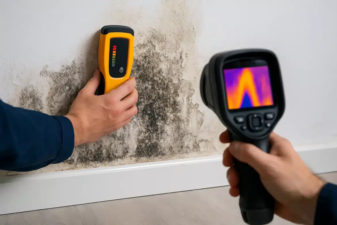 Εντοπισμός υγρασίας σε τοίχο